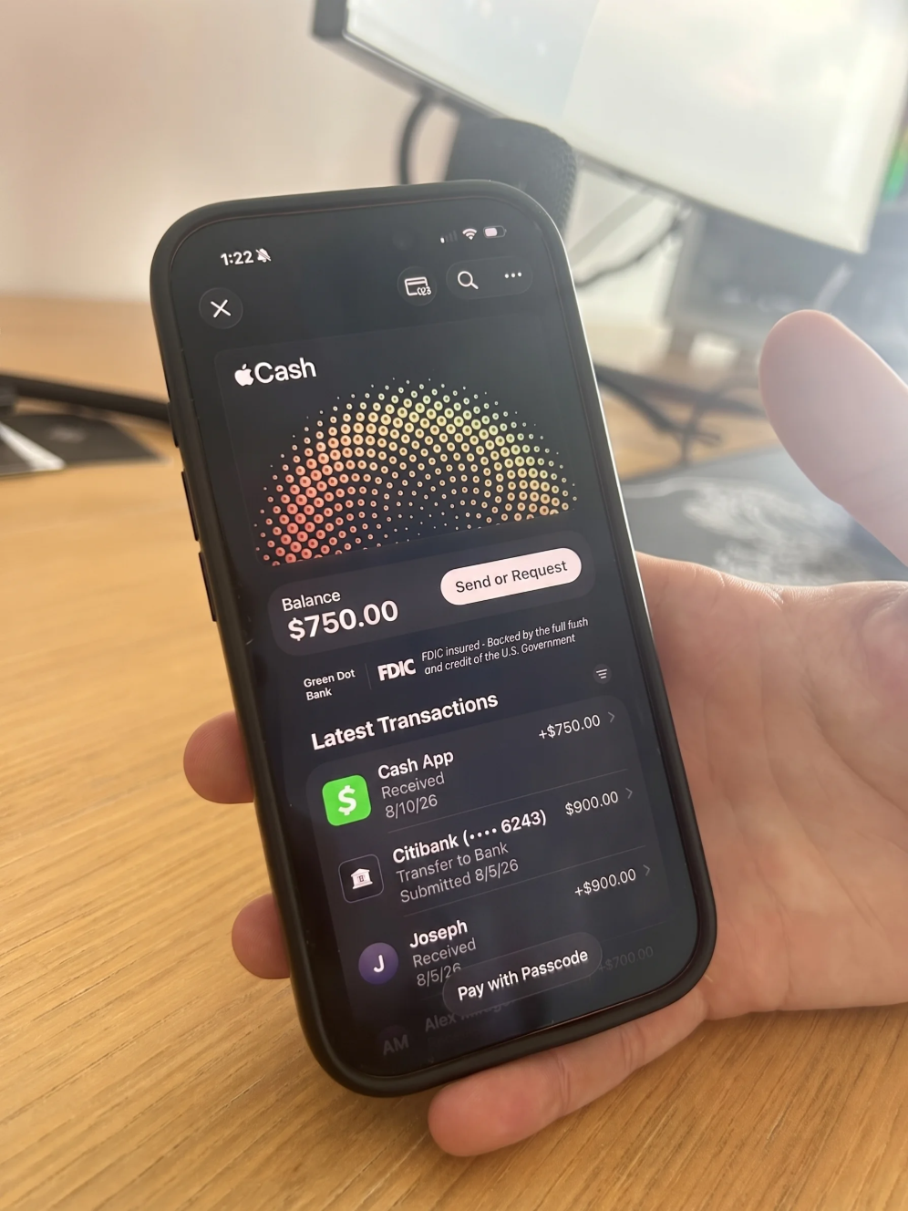 Step 3 Apple Cash reward